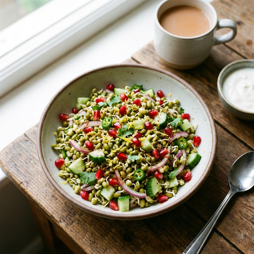 Sprouts & Greens PCOD Salad